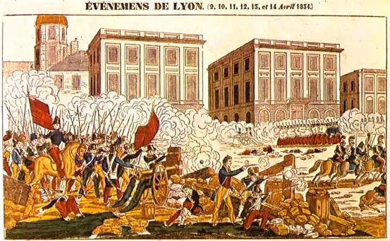 Revolta dos operários da seda em Lyon, 1834